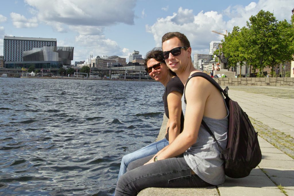 Synke und Max in Stockholm