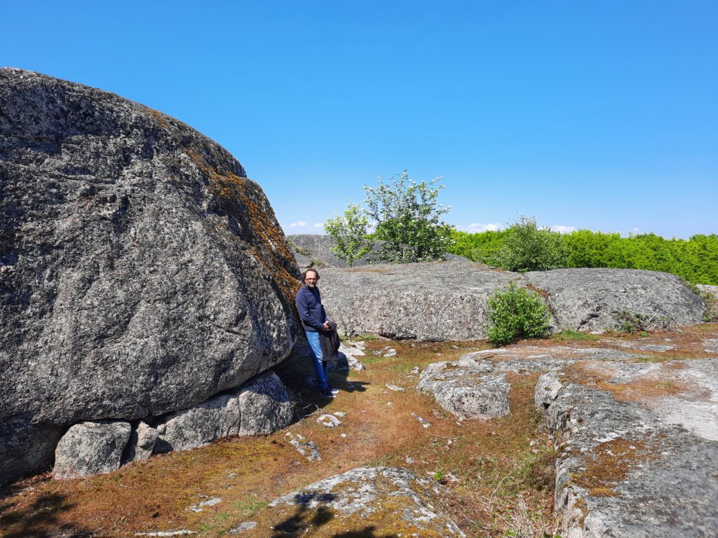 Gesteinsbrocken Hanö