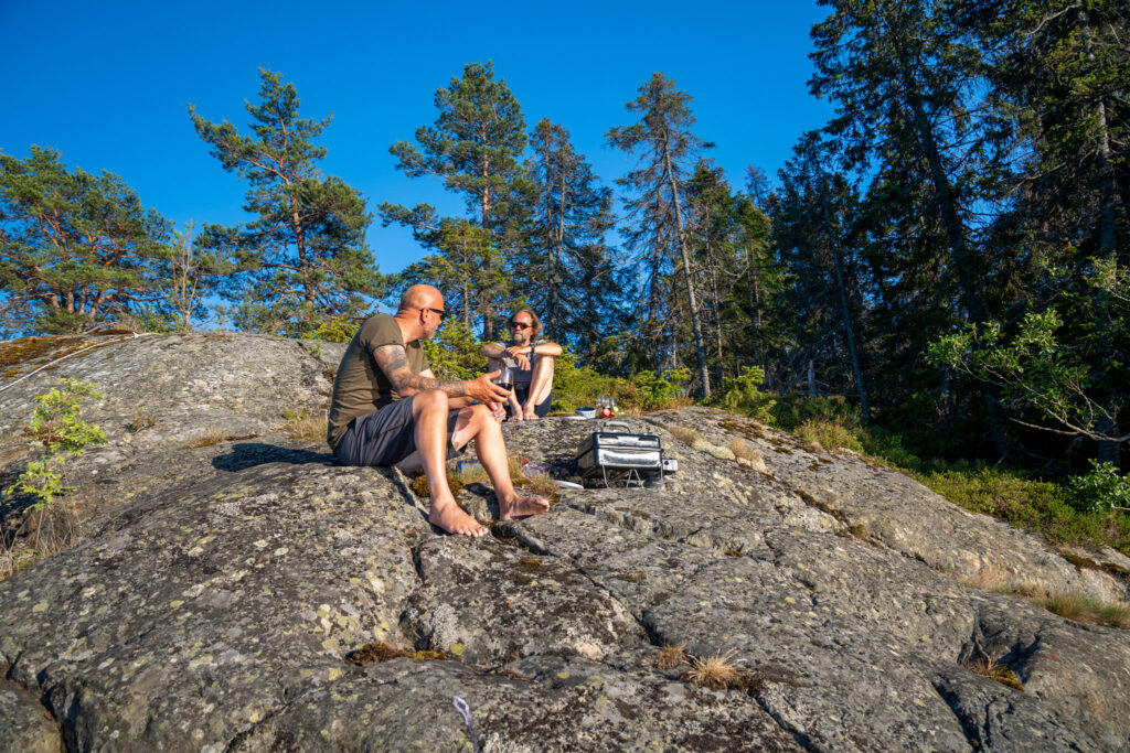 Grillen am Felsliegeplatz